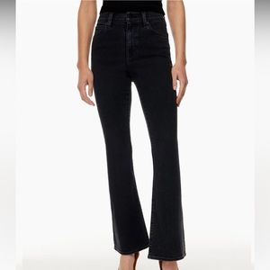 Denim Forum “Bettie” High Rise Flare Jeans